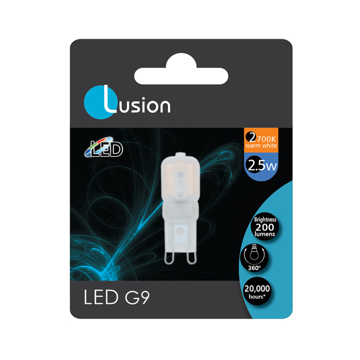 G9 LED 2.5W 2700K PPC BLISTER PACK - SINGLE LUS20175