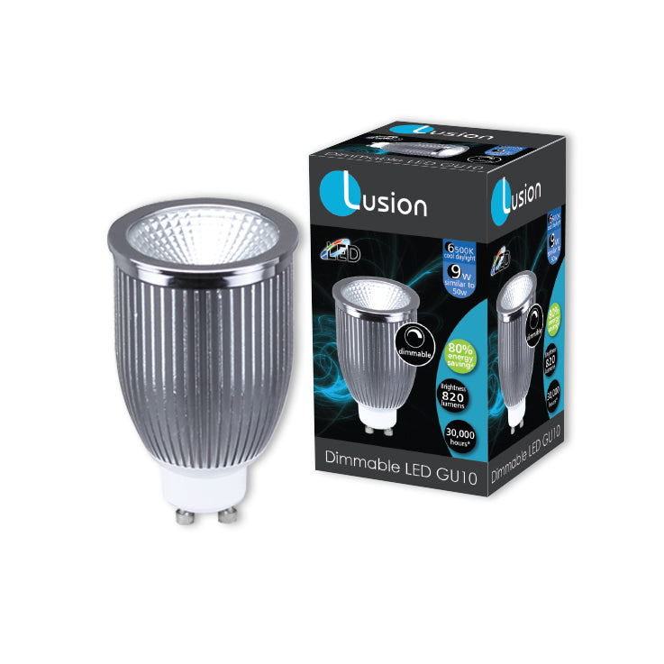 GU10 LED 240V 9W 6500K DIMMABLE LUS20117