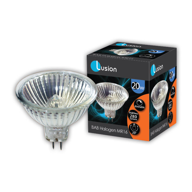 MR16 BAB 12V 20W HALOGEN GLASS COVER LUS30002