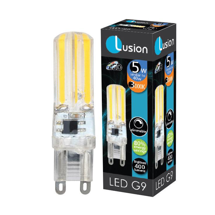 G9 LED 5W 3000K SILICONE DIMMABLE LUS20180