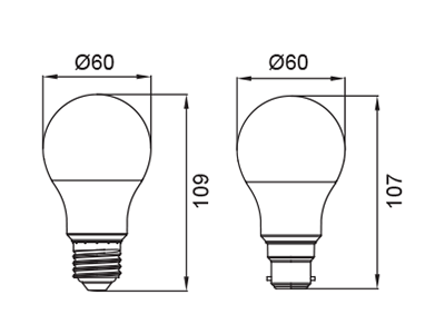 SupValue A67 GLS Highpower LED Lamp Dimmable 3000K E27 - 112115A