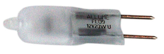 JC BIPIN HALOGEN 12v 20w FROSTED GY6.35