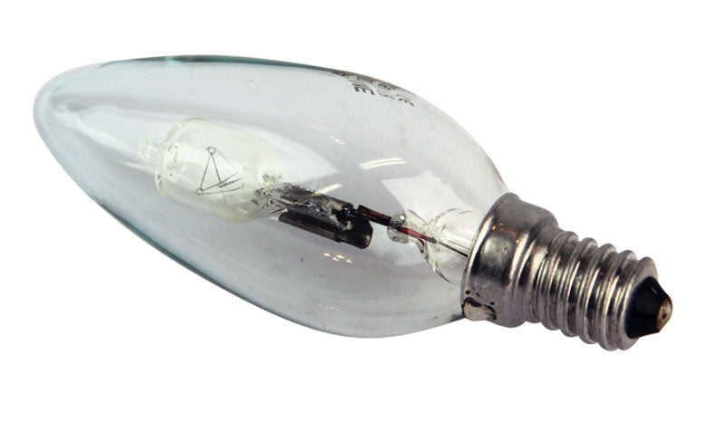 PLAIN CANDLE ER 28W 240V E14 CLEAR