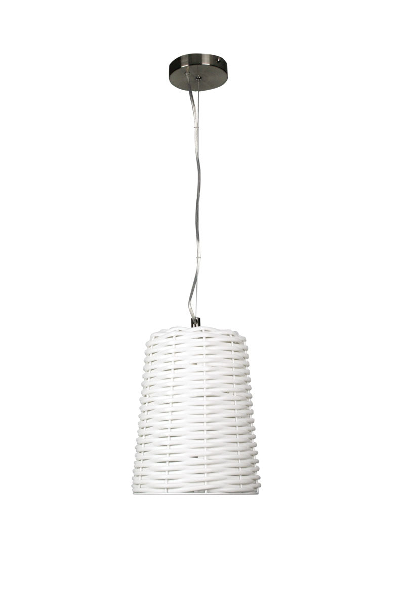 Moreton 1 Light Pendant White - OL64512WH