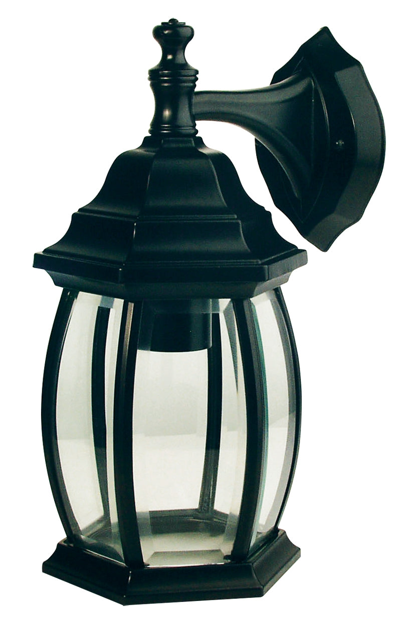 HIGHGATE DOWN EXT WALL LIGHT BLACK