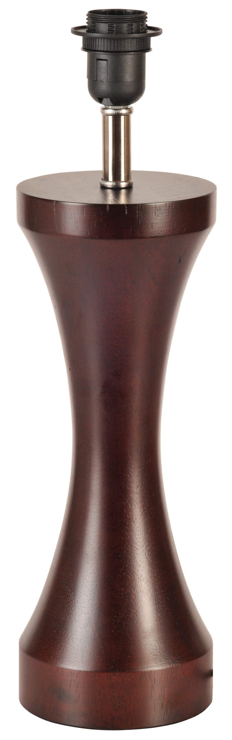 KETU 400 SPINDLE TABLE LAMP DARK BROWN E27