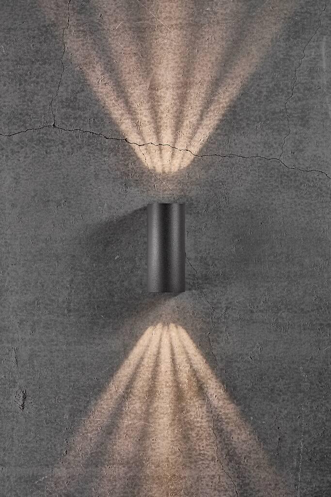 Asbol Wall Aluminium, Glass Black, Clear - 84971003
