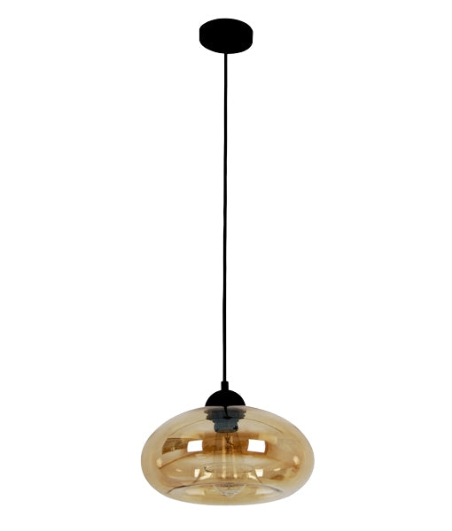 OVAL AMBER GLASS MASON7