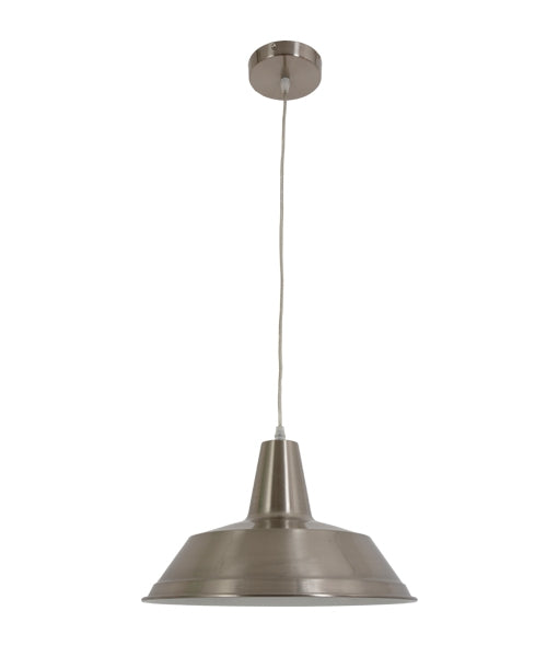 DIVO Series 240V E27 Pendant Lights Satin Chrome DIVO3