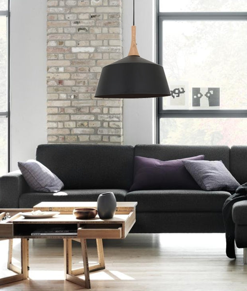 NORDIC Series 240V E27 Pendant Lights Black NORDIC4