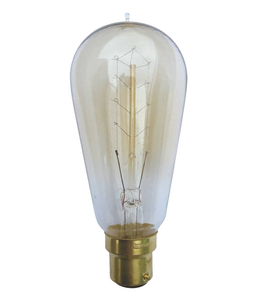CARBON GLOBE BC ST57 25W CLACFC25BC