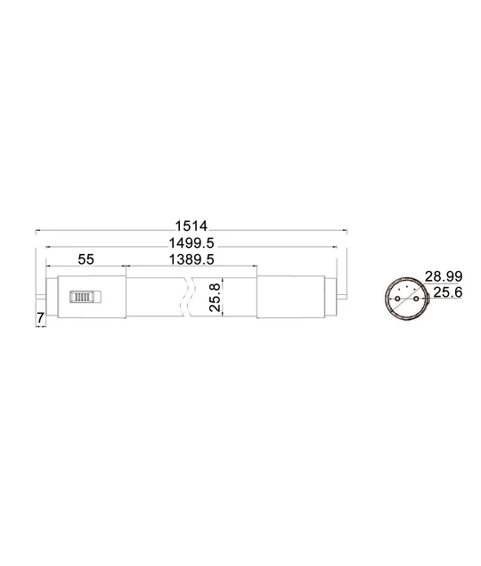 T8 LED Tri-CCT Tubes 5ft 24w PT8TRI2