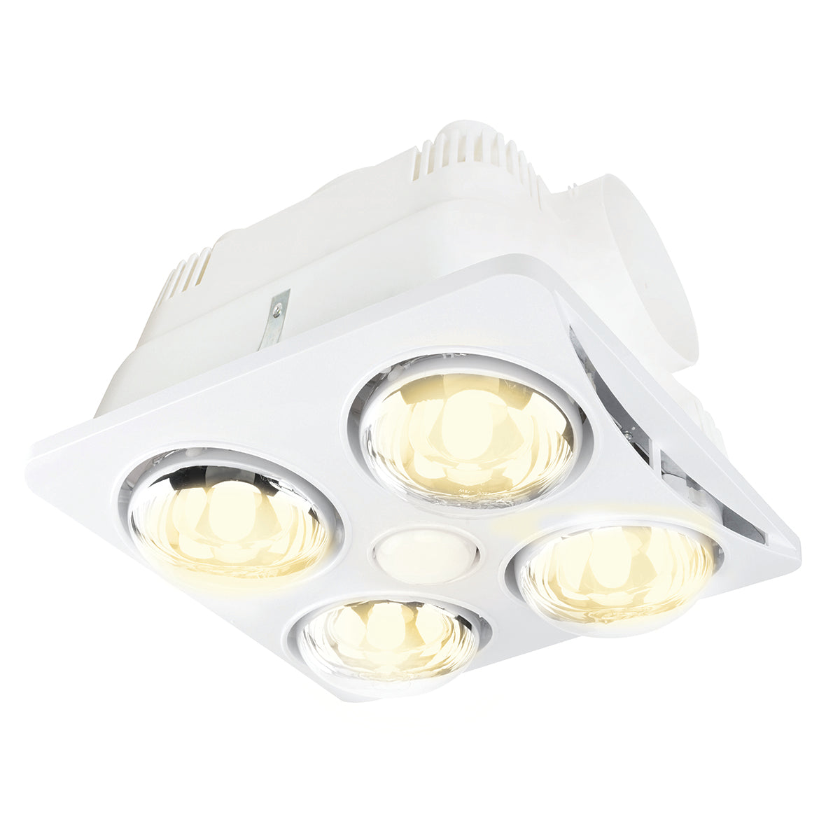 Newton 4-Light 3in1 Bathroom Heater Light White- 20352/05