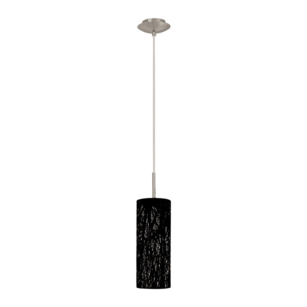 HAMBLETON PENDANT LIGHT 1X60W E27 BLACK 204732