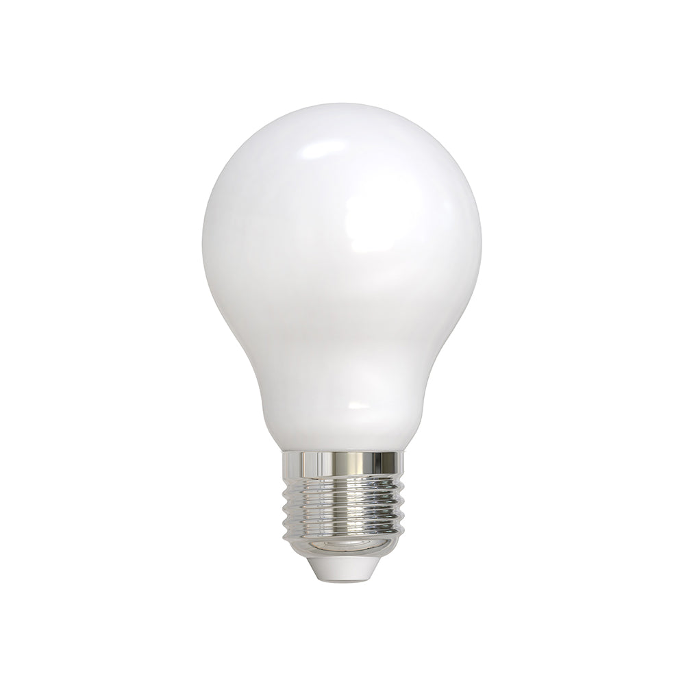 LED Filament Globe A60 Opal 9.5W LED B22 or E27 Base Cool White 5000k