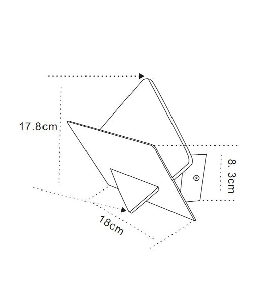 CLA LIGHTING CITY Series CAIRO IRON ALUMINIUM ACRYLIC LED Interior Wall Light