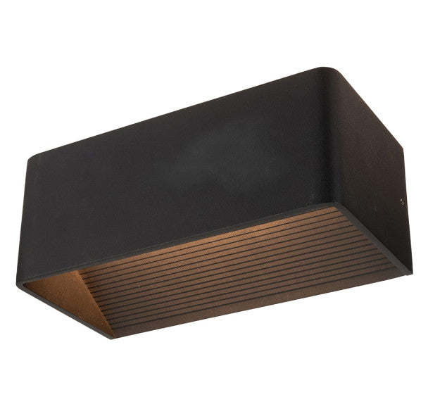 LILA LED WALL LIGHT 10W 3000K BLACK - 21837/06