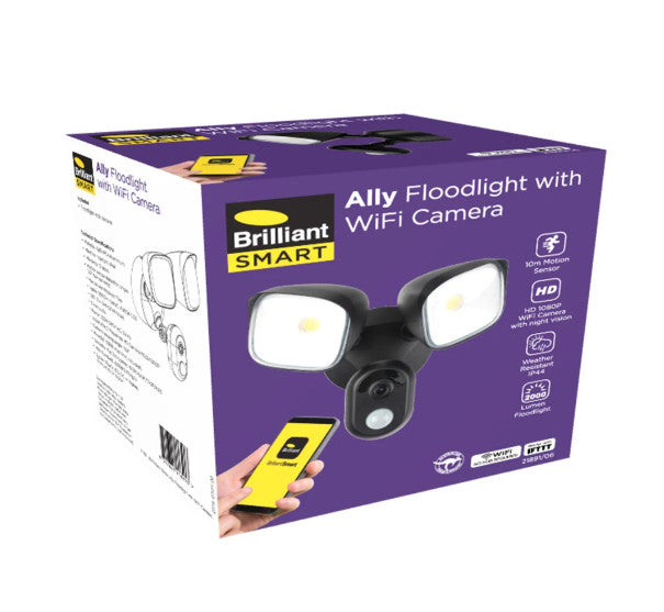 SMART ALLY FLOODLIGHT & WIFI CAMERA - 21891/06