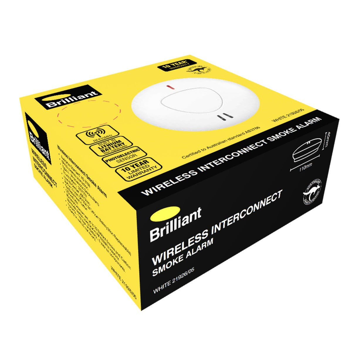 CARBON MONOXIDE DIGITAL ALARM-21926/05