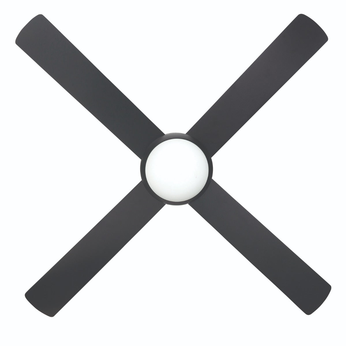 TEMPO PLUS 48" CEILING FAN WITH LIGHT BLACK-22273/06