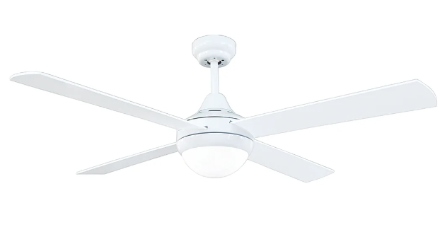 TEMPO PLUS 52'' CEILING FAN WITH E27 LIGHT WHITE- 22279/05