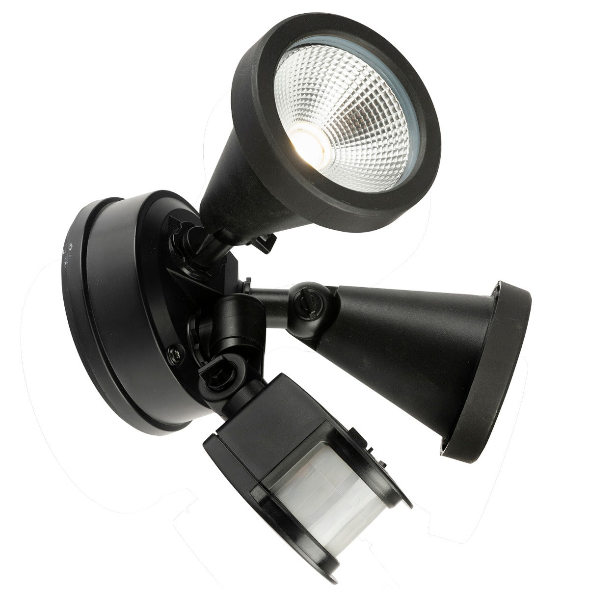 STINGER 2 TWIN SECURITY SENSOR LIGHT 10W BLACK- 22289/06
