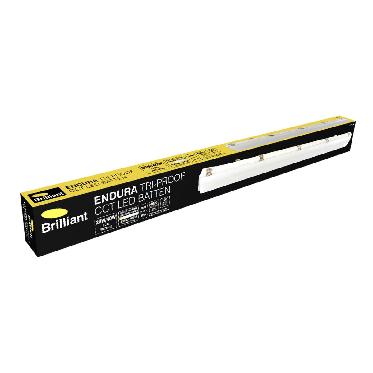 ENDURA 20W/40W TRI-PROOF CCT BATTEN-22371/08