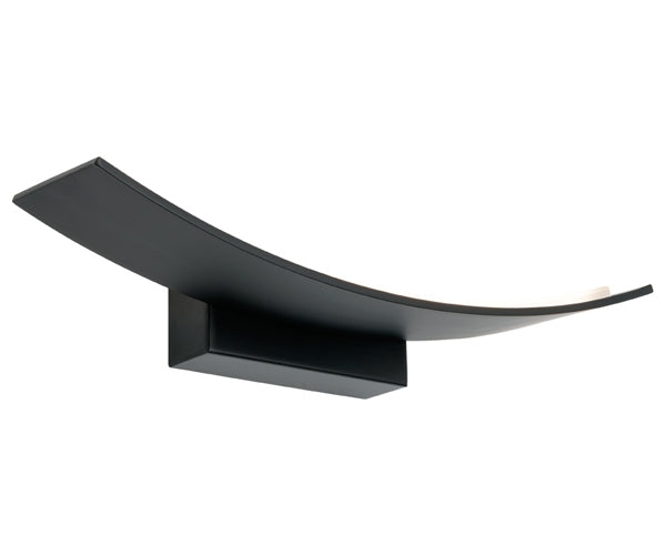 LARZ 12W LED WALL LIGHT BLACK (LARZ12WLEDBLK) COUGAR LIGHTING
