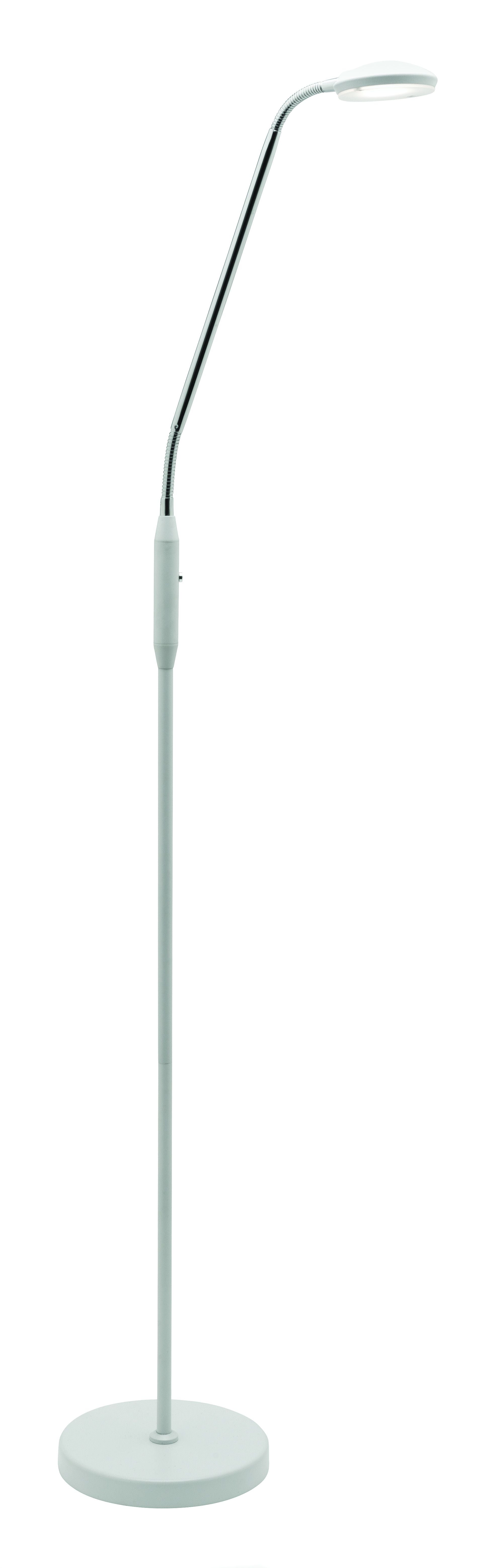 Dylan Led Floor Lamp (A19421WHT) White Mercator Lighting