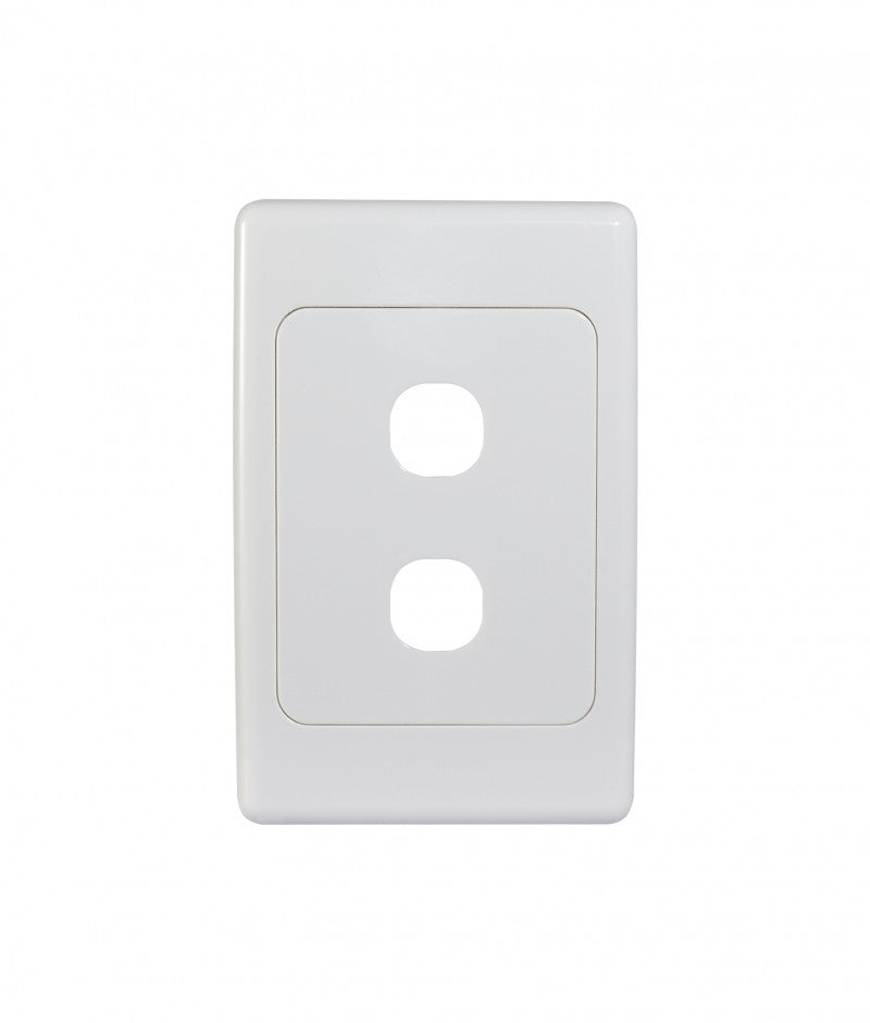 Cougar Blank Switch Plate Vertical 2 Gang (COSWPV2G) GSM