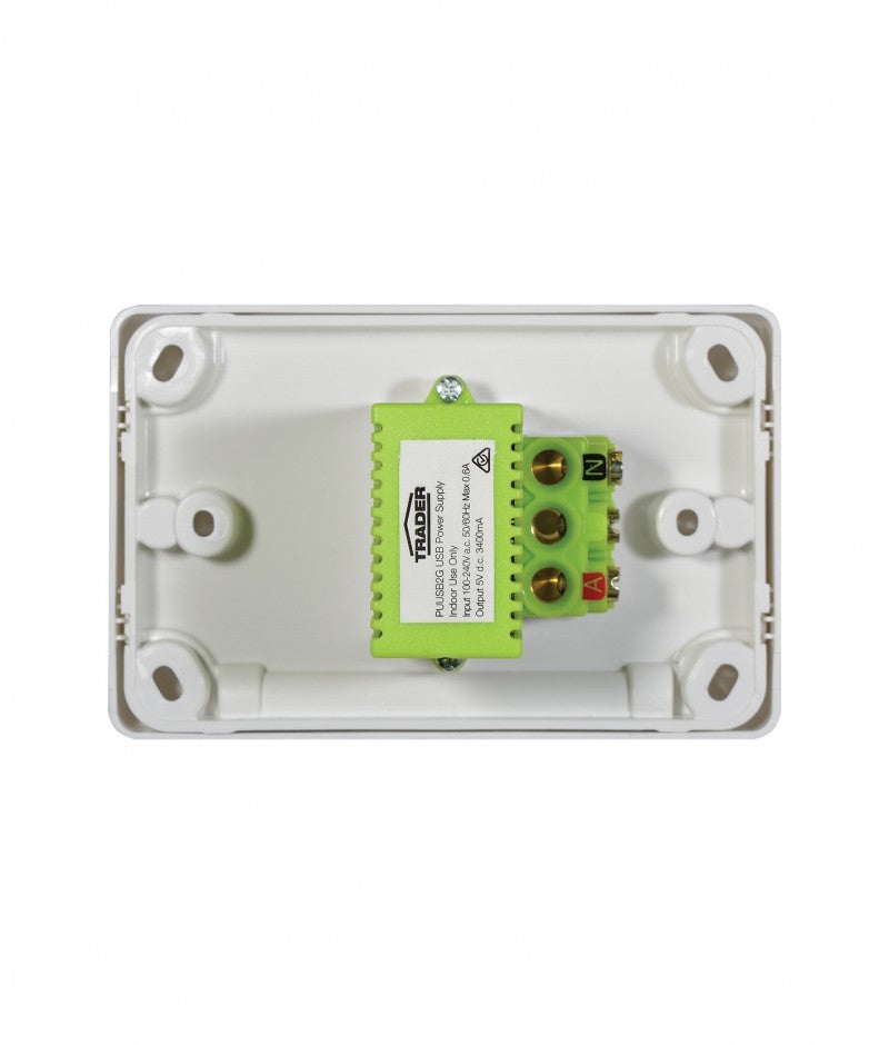 Puma Fully Integrated 3.4A Dual USB Charger Plate (PUUSB2G) GSM