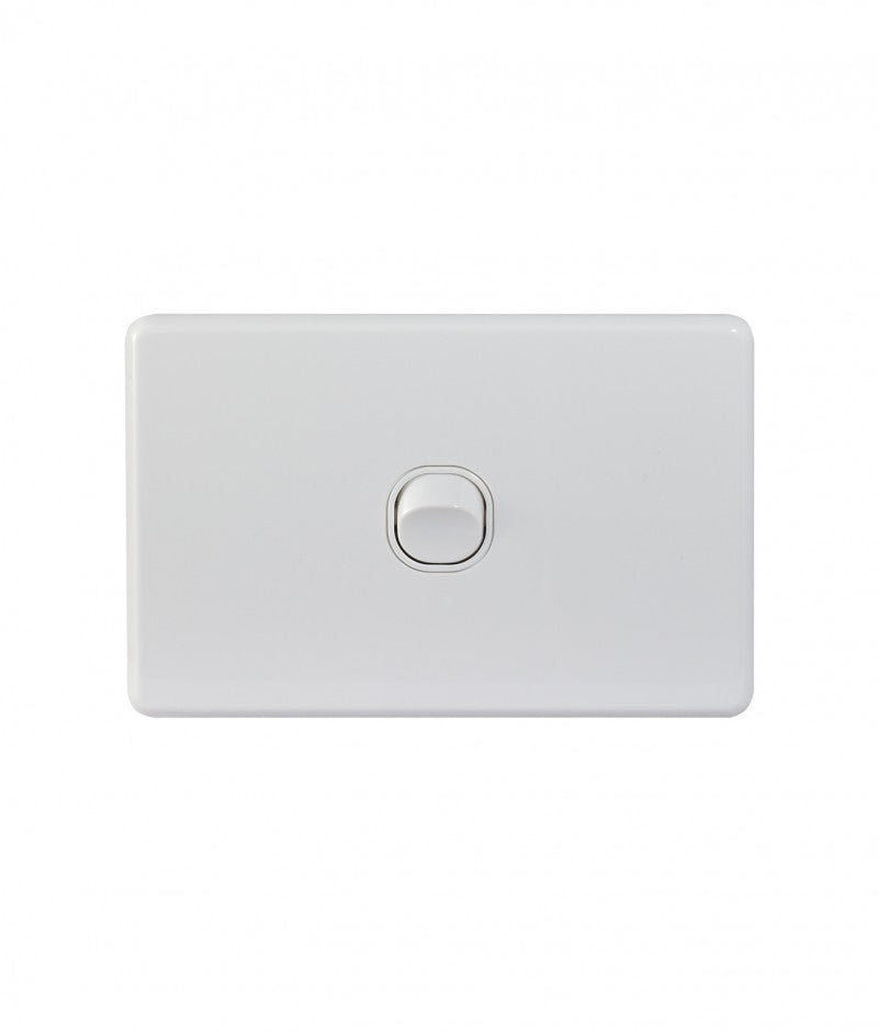 Puma Switch Horizontal 1 Gang 10AX/16A 250V (PUSW1G) GSM