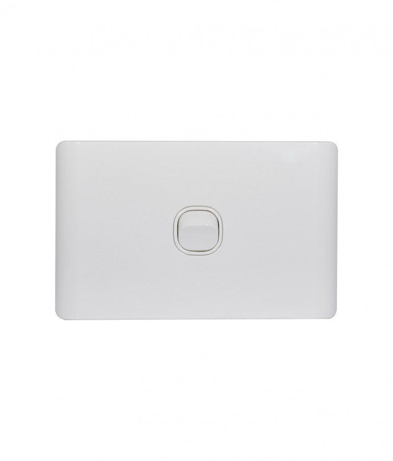 Leopard Switch Horizontal 1 Gang 16AX/20A 250V (LESW1G) GSM