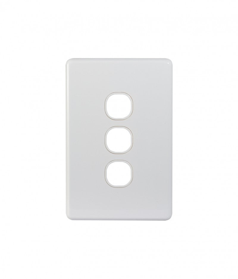 Puma Switch Plate Vertical 3 Gang (PUSWPV3G) GSM