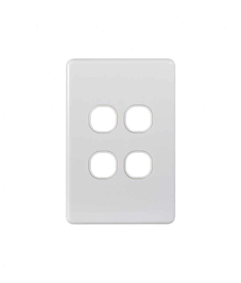 Puma Switch Plate Vertical 4 Gang (PUSWPV4G) GSM