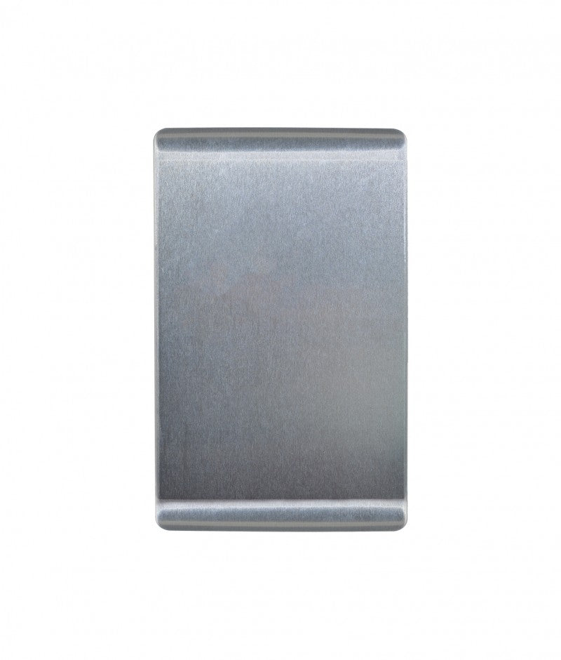 Leopard Blank Plate Cover (LESWPVXGCBA) Brushed Aluminum GSM ( Cover Only )