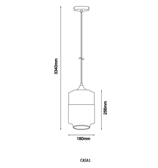 CASA Series E27 Pendant Lights CASA1 Cla Lighting
