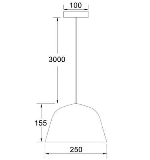 PENDANT ES 40W HAL Matte WH Angled DOME PASTEL01A Cla Lighting