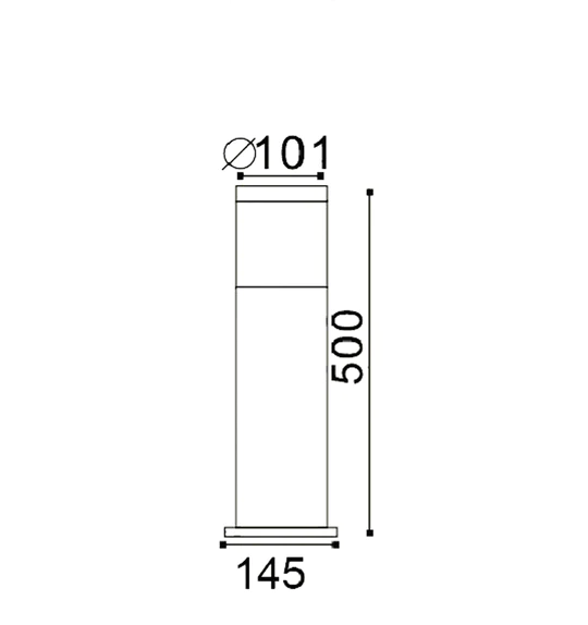 ELANORA Series Stainless Steel Short Bollards CLA1615S