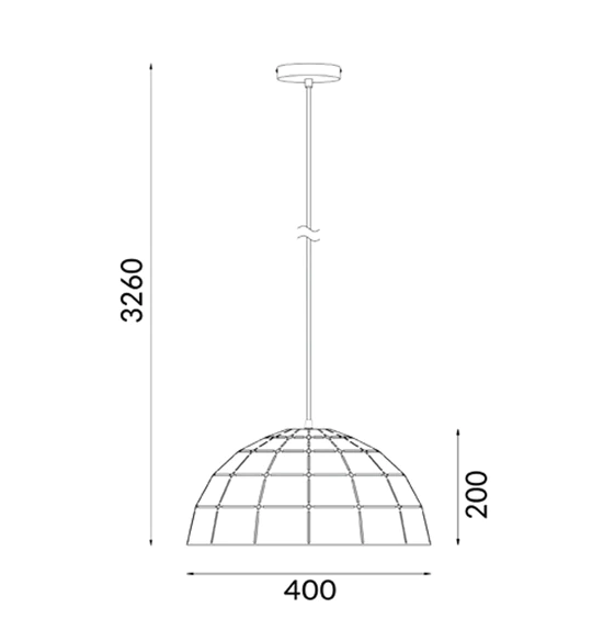 ARMIS Pendant Light Gold ARMIS8 CLA Lighting