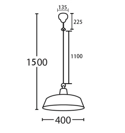 DEKSEL Rustic Aged Copper Dome Shape Pendant Light DEKSEL06