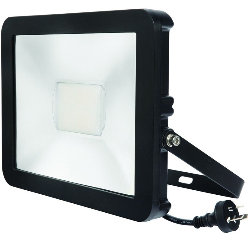 STEALTH SLIM FLOODLIGHT 20W 4200K (19485/06) BLACK BRILLIANT LIGHTING