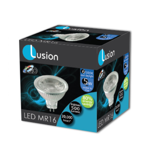 MR16 LED 12V 5W GU5.3 COB 6500K LUS20002