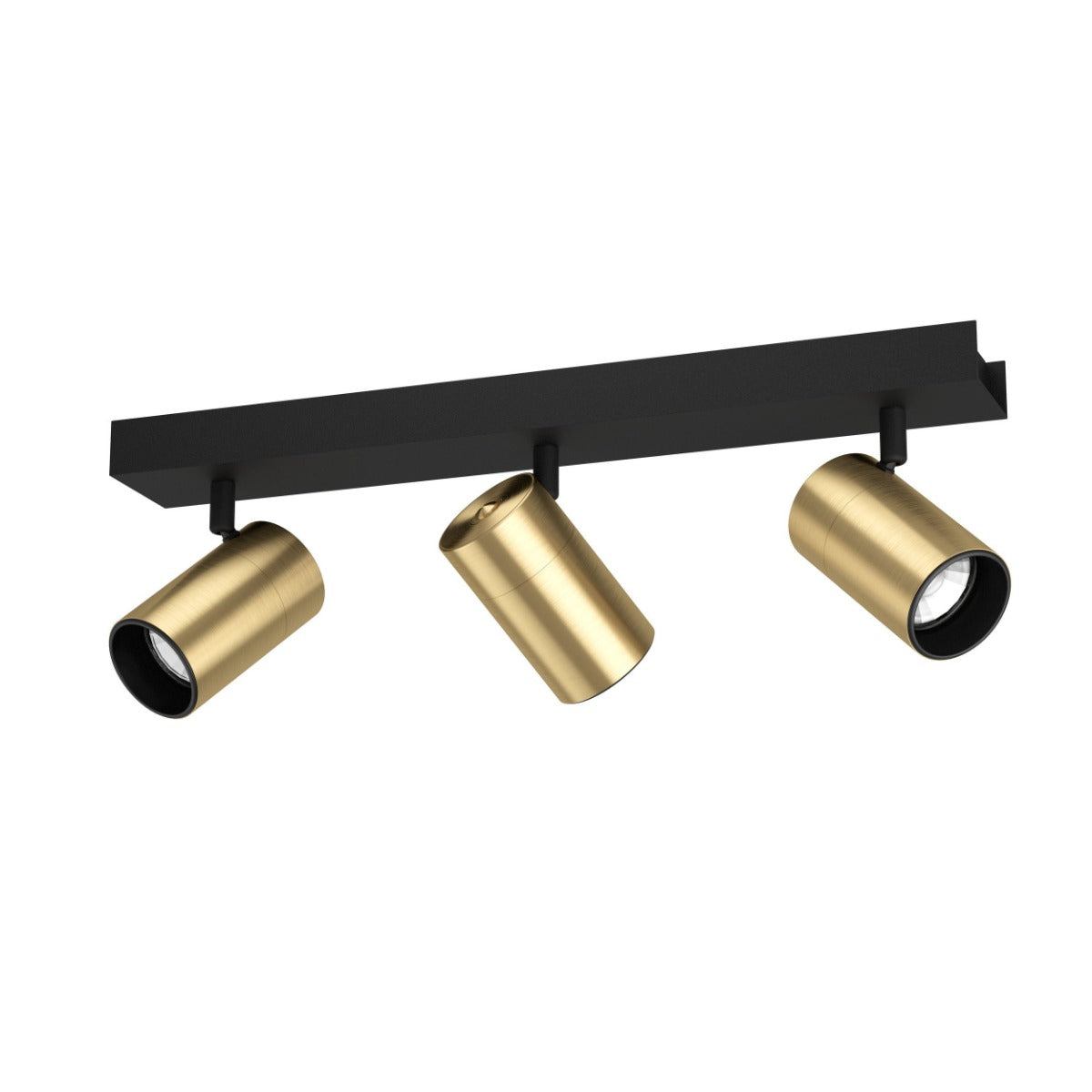 CUMARIBO SPOT 3X5W GU10 LED 4000K BRS MATT/BLK 390084N