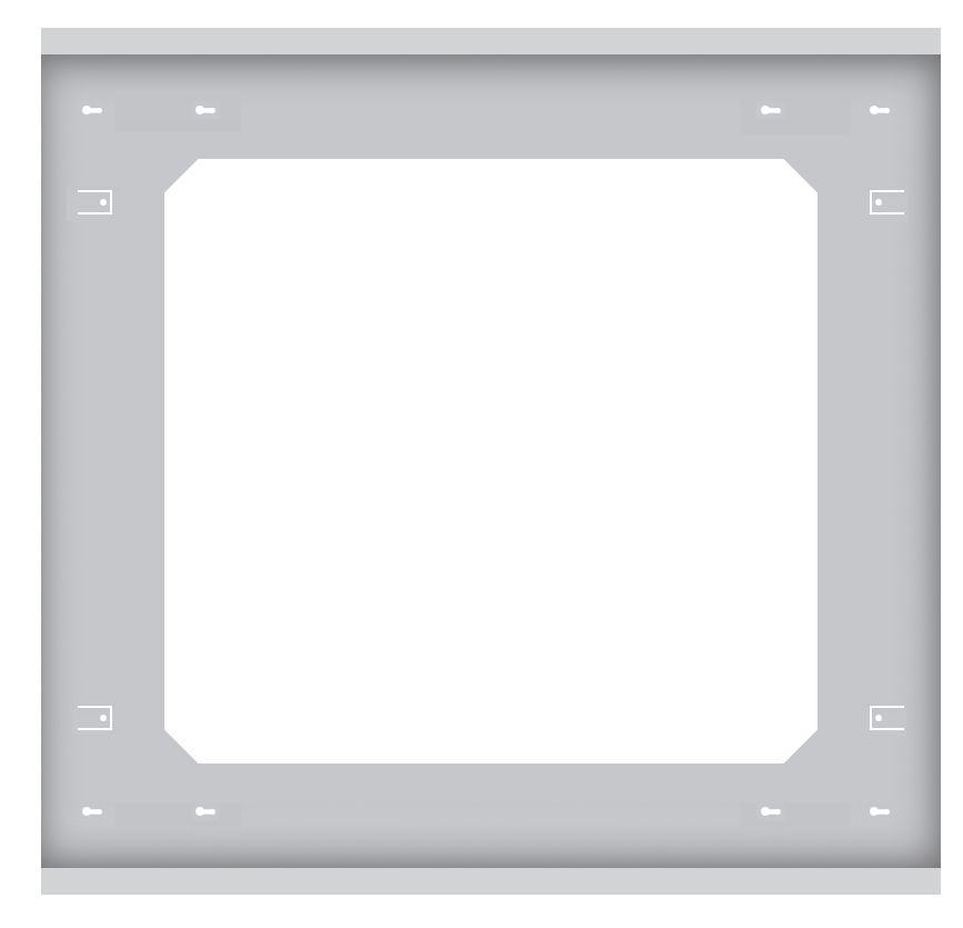 Deep Surface Mount Frame 6x6 Configuration- 302002