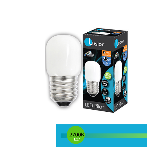LED PILOT 2.5W E27 2700K LUS20304