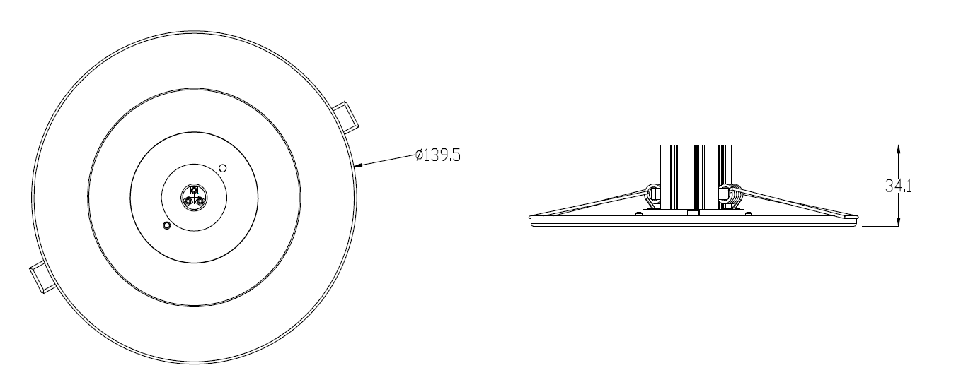 View Finder Emergency Downlight 5W 5700K 400Lm - 393086