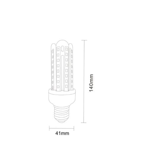 3U 12V AC / DC 9W ES LED GLOBE COOL WHITE - 3U002