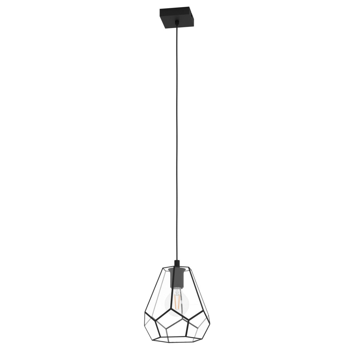 Mardyke 1 Light Pendant Black 43643N