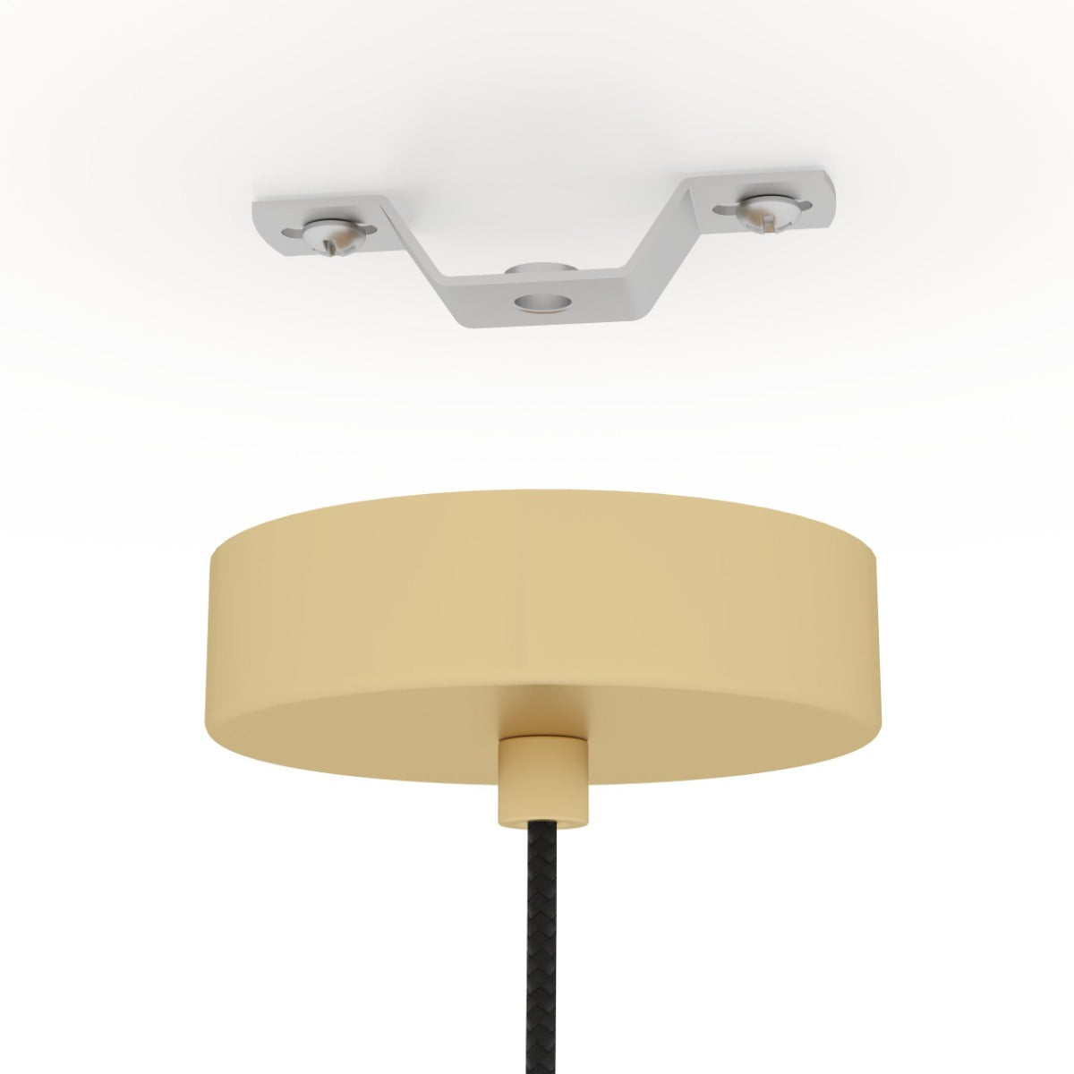 CARLTON PENDANT LIGHT 1X60W E27 BRASS MATT 2M MEDIUM 43814N